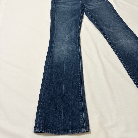 7 For All Mankind Women’s Mia Lowrise Bootcut Stretch Blue Denim Jeans - 29 - Picture 4 of 16